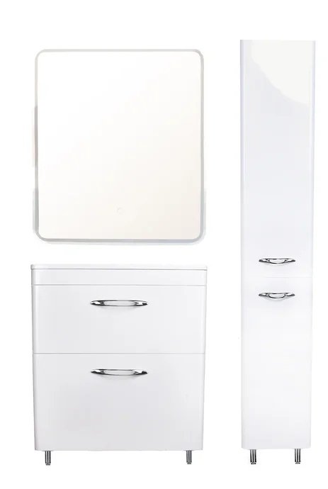 Мебель для ванной Style Line Каре Люкс 70 см напольная, белый