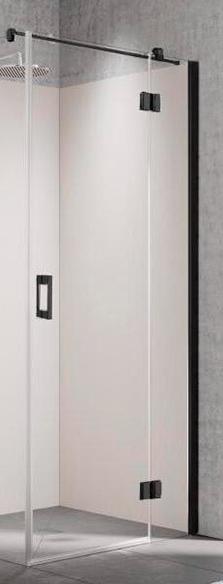 Душевая дверь Kermi Liga LI SNR 09020 3PK 90 см петли справа, черный
