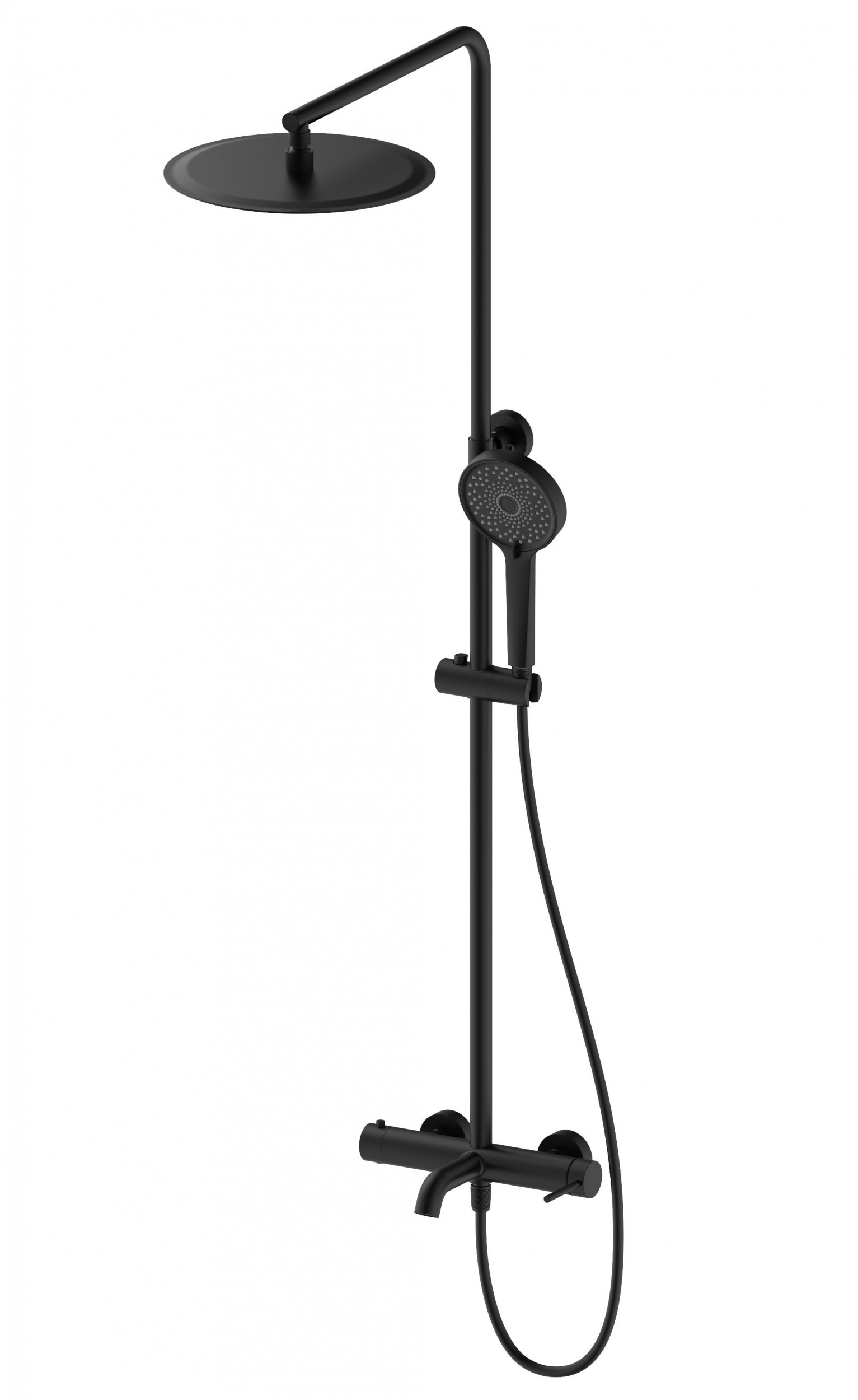 Душевая стойка Wonzon&Woghand Stick WW-88739017-MB черный матовый