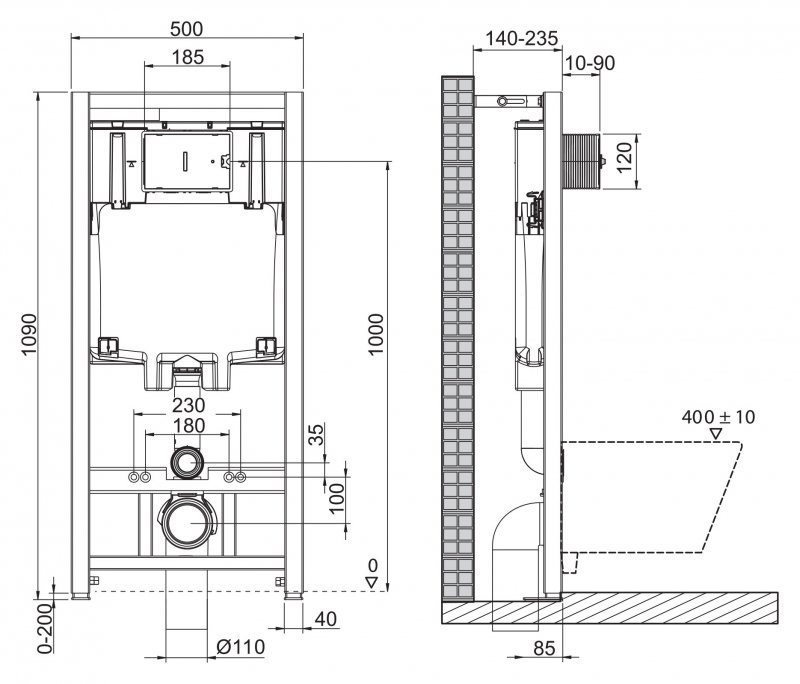 Подвесной унитаз BelBagno Acqua BB340CHR/BB2020SC/BB002-80/BB006-PR-CHROME.M комплект 4в1