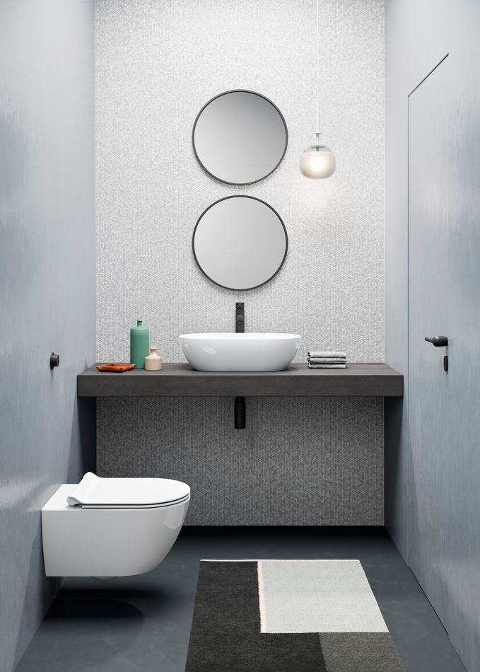 Подвесной унитаз GSI Pura 8815FR211 55x36 безободковый, белый с креплением