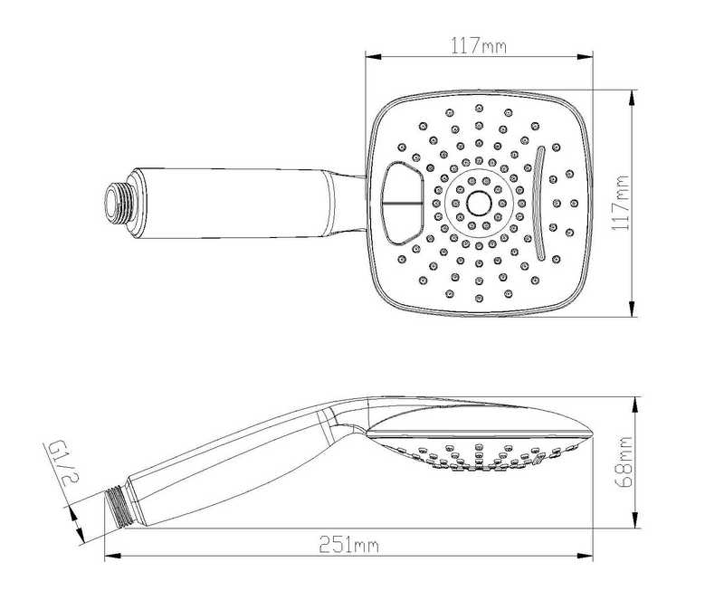 Душевая лейка D&K DC1101501