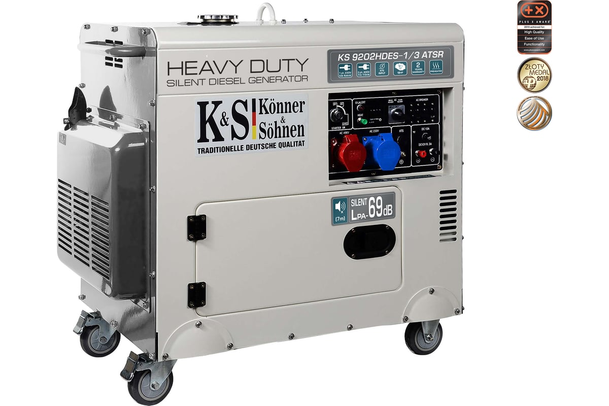 Дизельный генератор Konner&Sohnen KS 9202HDES - 1/3 ATSR