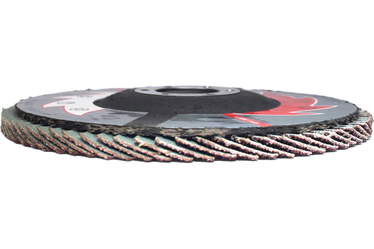 Лепестковые тарельчатые круги прямые FLD-20 D125 мм, P40 R2R 8030-2012540