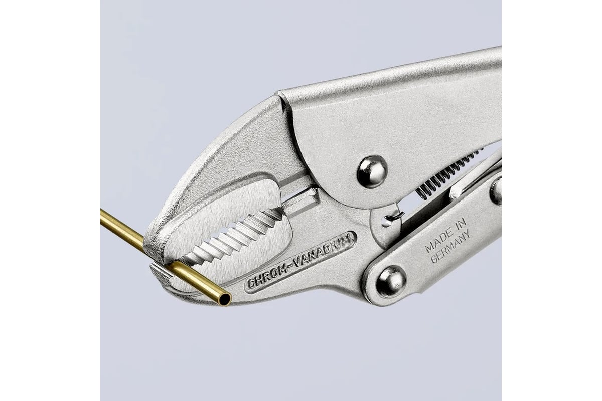Ручной зажим Knipex круг 40 мм, квадрат 20 мм, под ключ 30 мм, штрихкод на ручках KN-4104250EAN