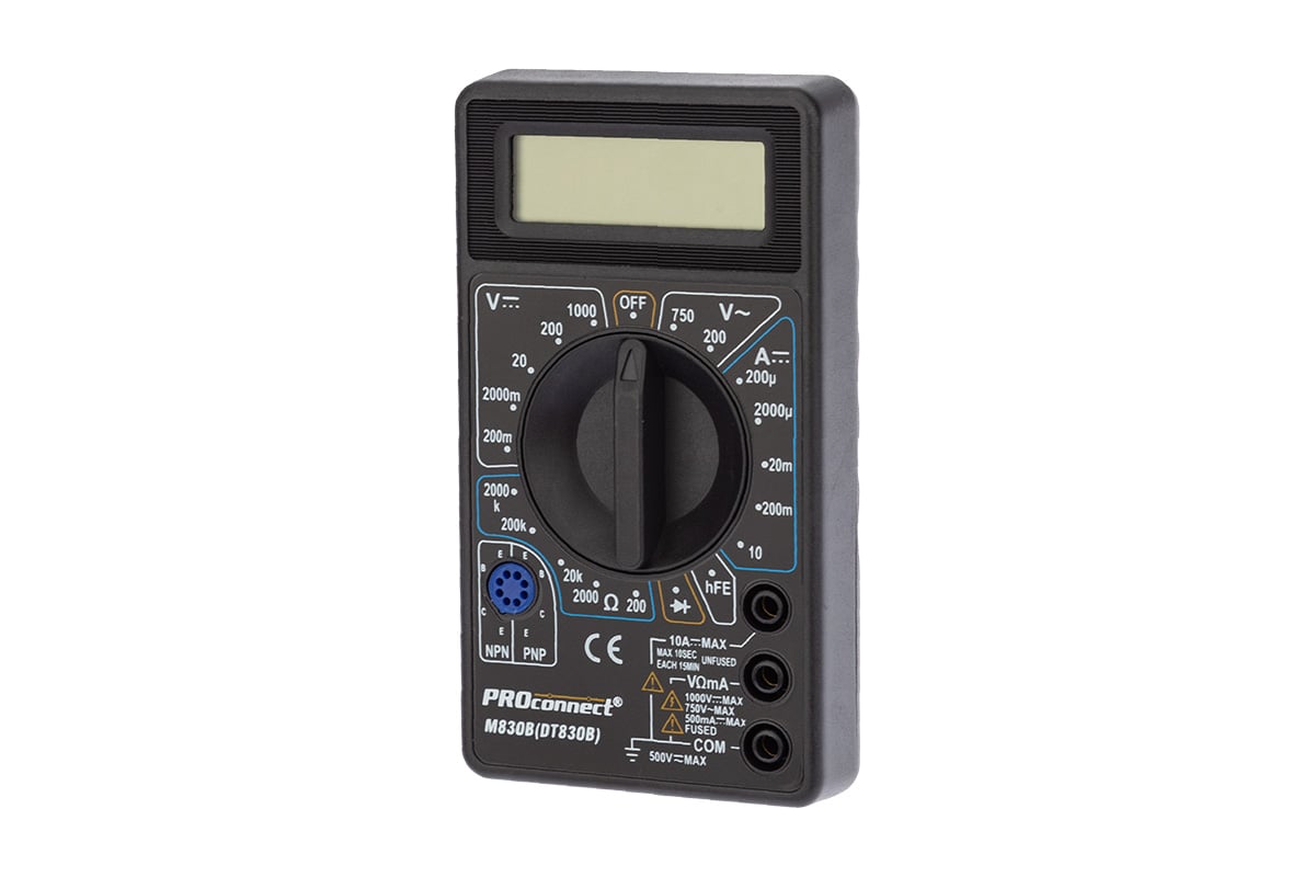 Портативный мультиметр PROCONNECT M830B DT830B 13-3011