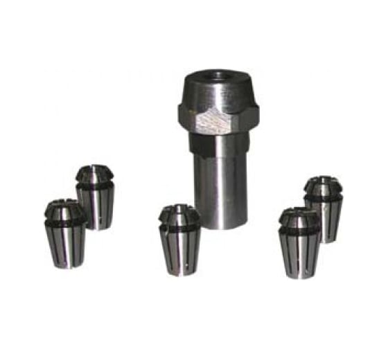 Патрон цанговый с цангами (1-6 мм) для сверлильного станка К-411 Энкор 23430