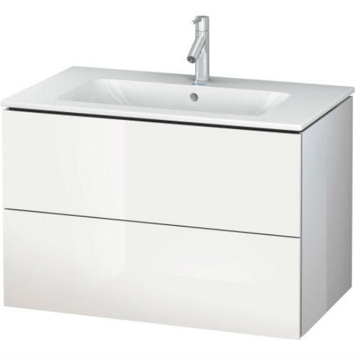 Тумба с раковиной Duravit L-Cube 83 2 ящика белый