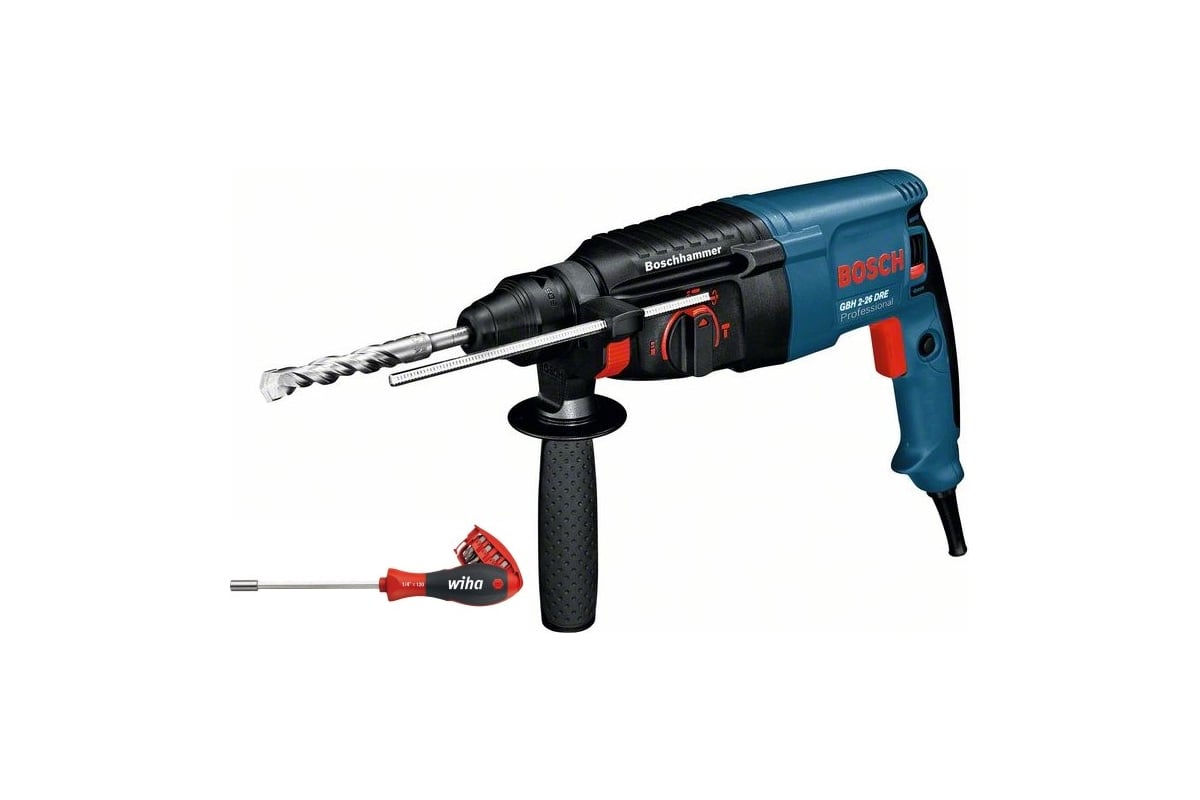 Перфоратор Bosch GBH 2-26 DRE + отвертка Wiha 0.615.990.K00
