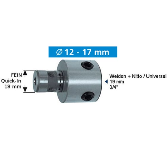 Адаптер Karnasch (Fein Quick-In / Weldon+Nitto/Universal 19mm) 20.1263