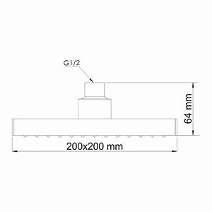 Душевой набор WasserKRAFT Donau A14028 с лейкой