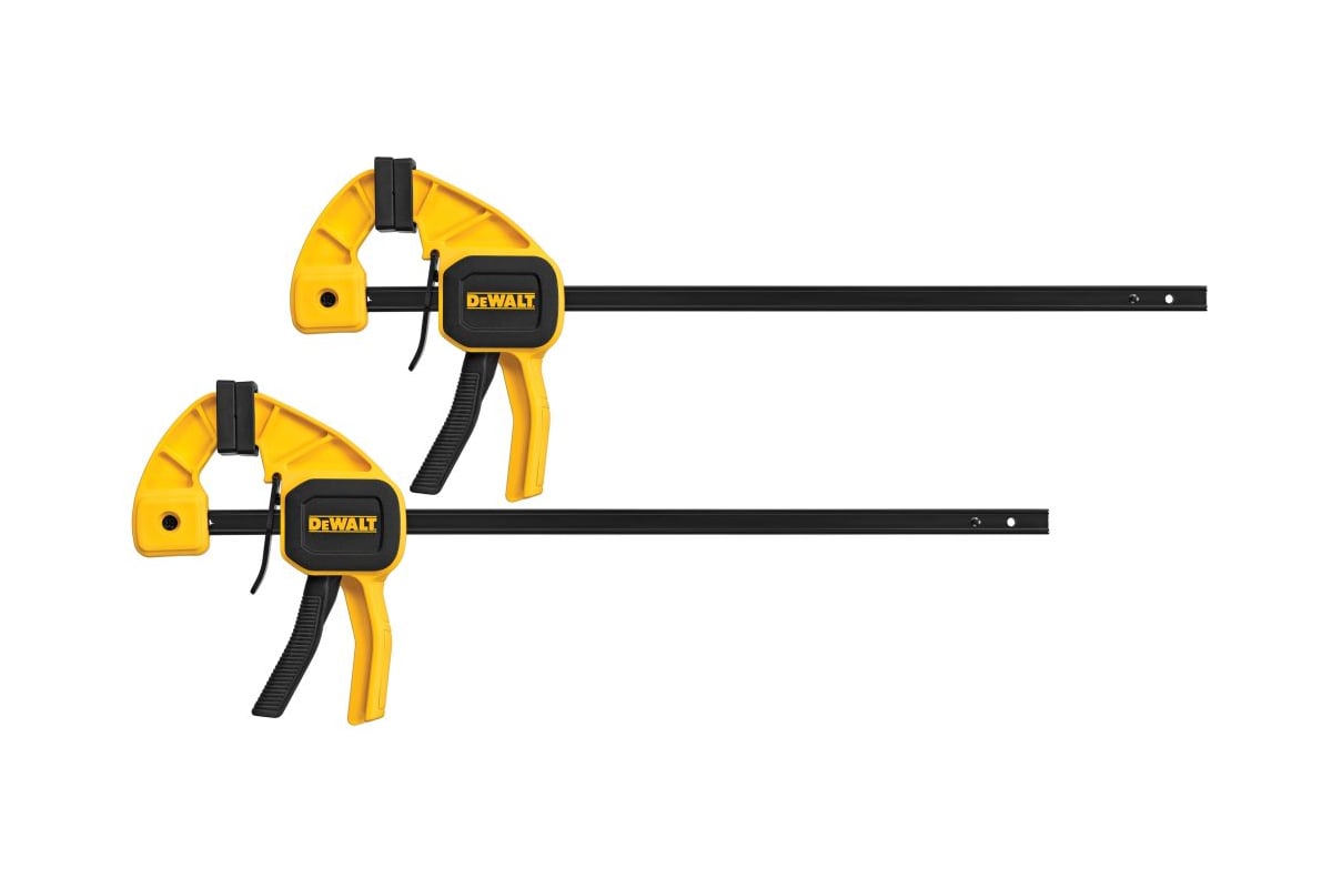 Быстрозажимная струбцина DeWalt 300 мм, 60 кг, 2 шт., DWHT0-83158