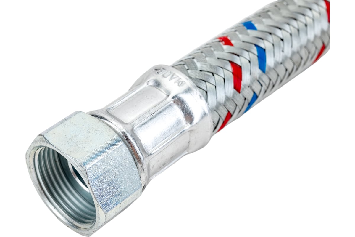 Гибкая подводка для воды ВР 3/4" х ВР 3/4", длина 300 мм STOUT RG008S8TK8T7GO