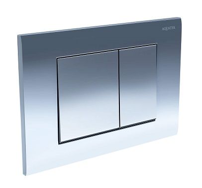 Подвесной унитаз SET Aquatek Мия-010 4в1, кнопка хром