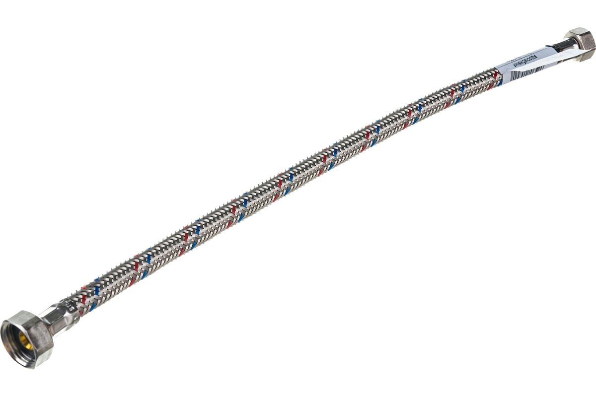 Гибкая подводка для воды ВР 1/2" х ВР 3/8", длина 400 мм STOUT RG008P0SIGT8FI