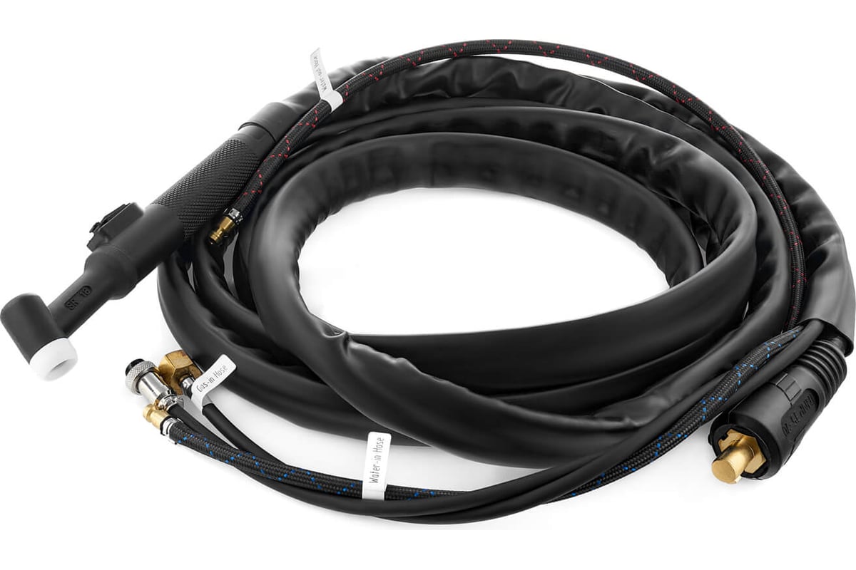 Горелка TIG TP 18 ANACONDA (ОКС 35-50, б/р, 2PIN) 8 м, водяное охлаждение AND1801-08 ПТК 00000038657