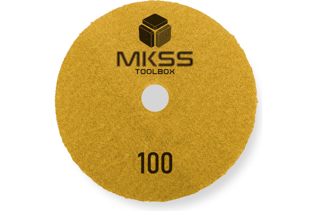 Алмазный гибкий шлифовальный круг MKSS Toolbox MK2606 АГШК Ø100 Р100 для сухой шлифовки MKSS MK26060100