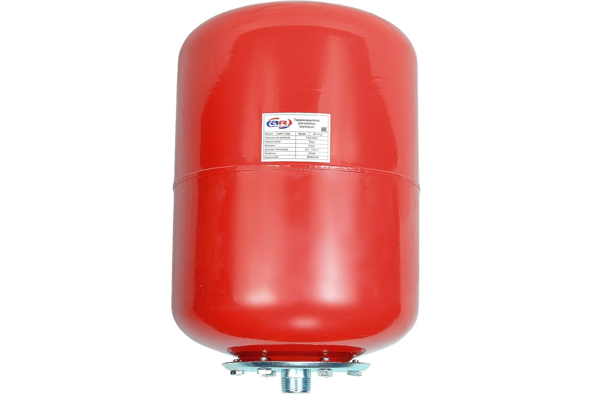 Гидроаккумулятор стальной, красный AquamotoR ARPT V 024 AR201013