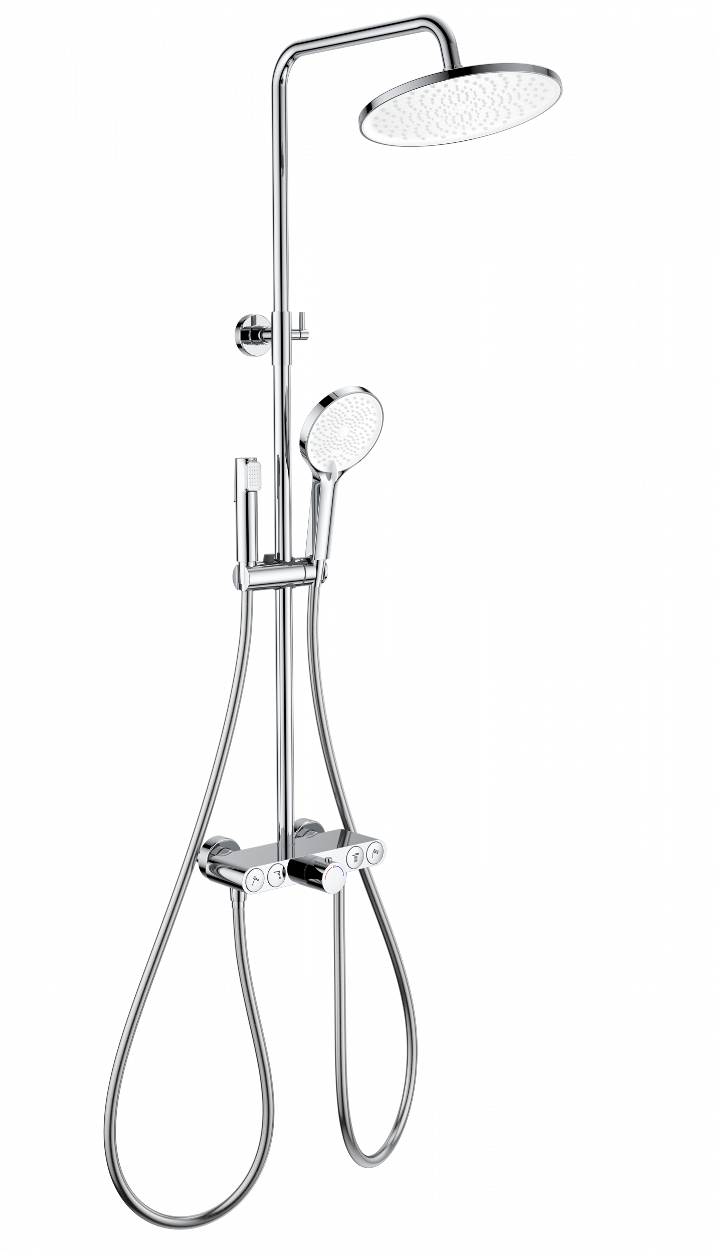 Душевая стойка Wonzon&Woghand Muse Selesta WW-B4113-CR термостат, хром