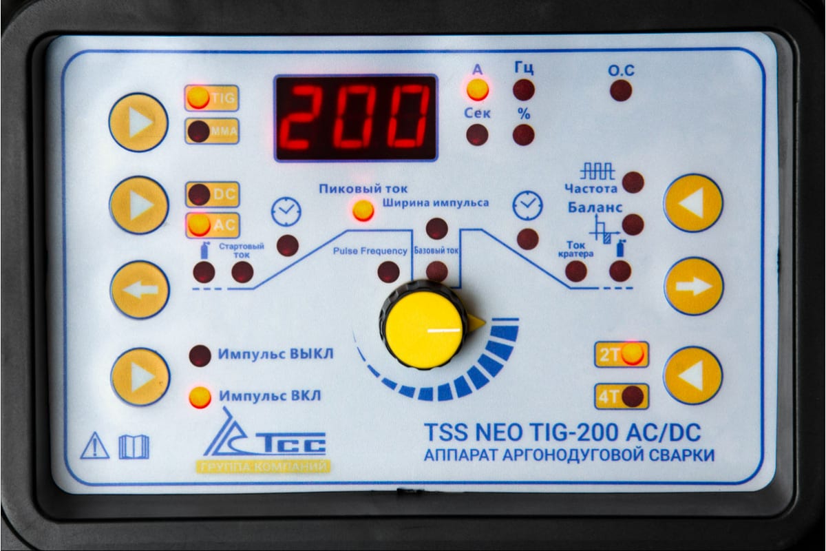 Аппарат аргонодуговой сварки ТСС NEO TIG-200 AC/DC 033313