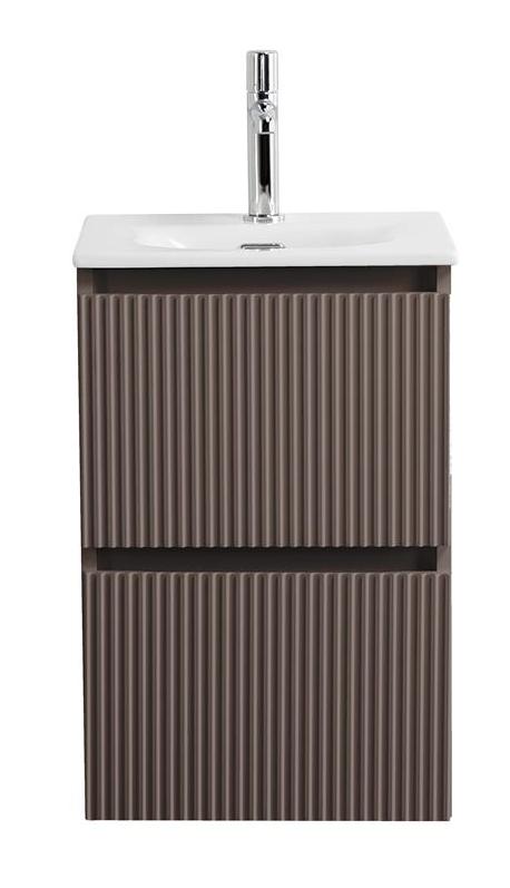 Тумба с раковиной BelBagno Uno-Mini 40 см Бежевый матовый