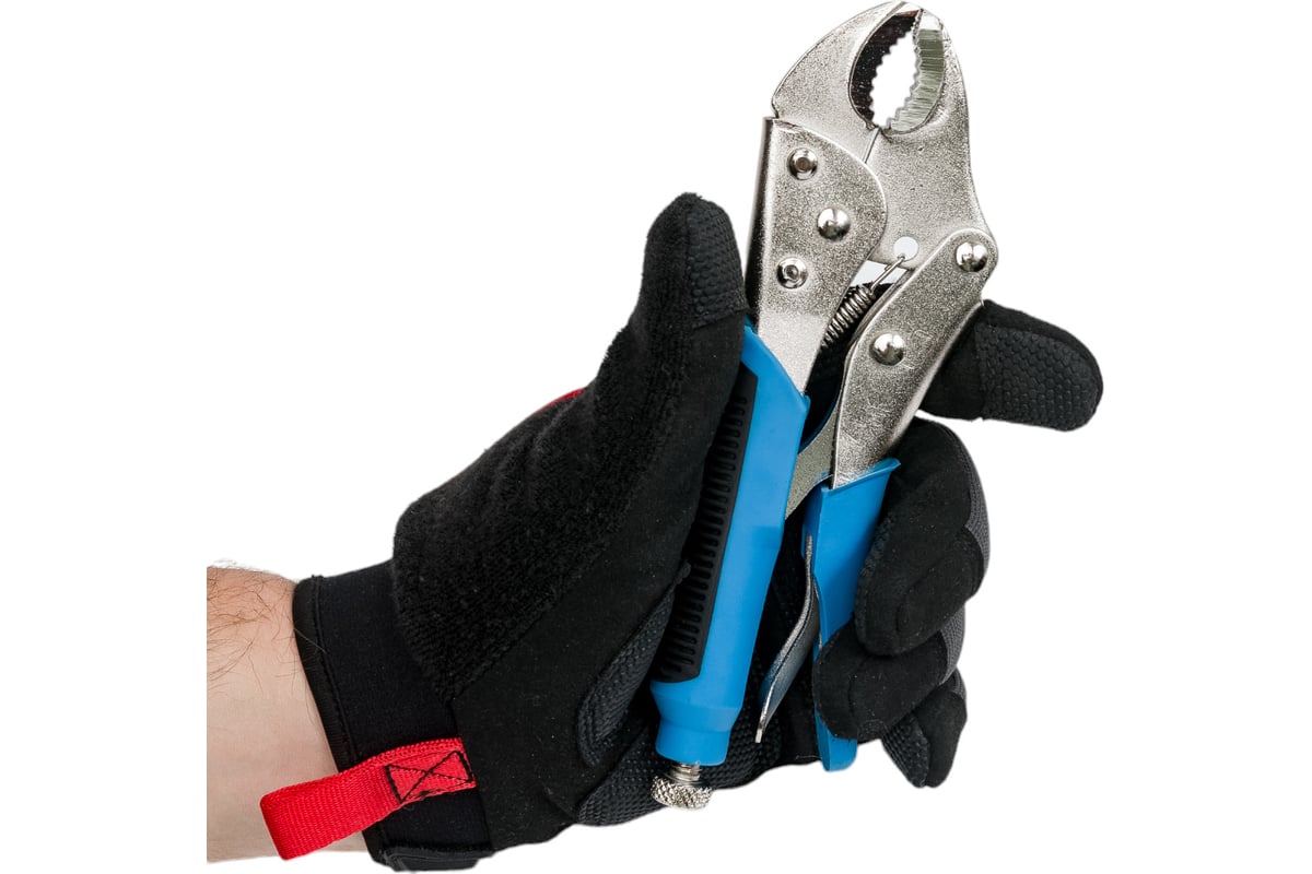 Зажим Vertextools ручной, полукруглый захват 180мм 0035-180