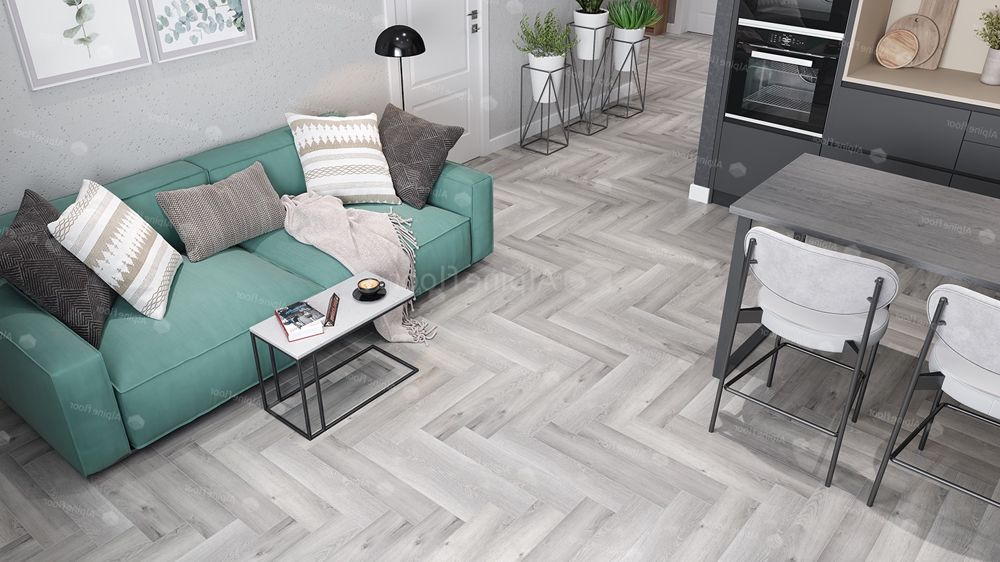 SPC ламинат Alpine Floor Parquet Light Дуб Лейтена 600x125x4 мм, ECO 13-18B