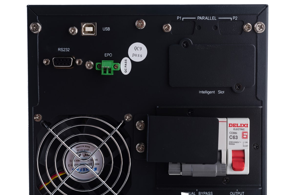 Источник бесперебойного питания Hiden EXPERT 6 kVA/5,4 kW, 16/18/20хАКБ внешние, 96/108/120В, ЗУ 12А UDC9206H-12A