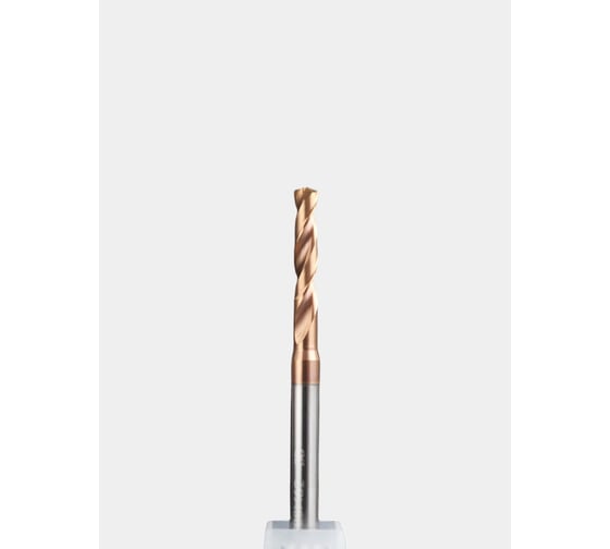 Сверло твердосплавное ц/х РОСИНСТРУМЕНТ 3.3x4х20x62 3D без подачи СОЖ TiSiN 333042062