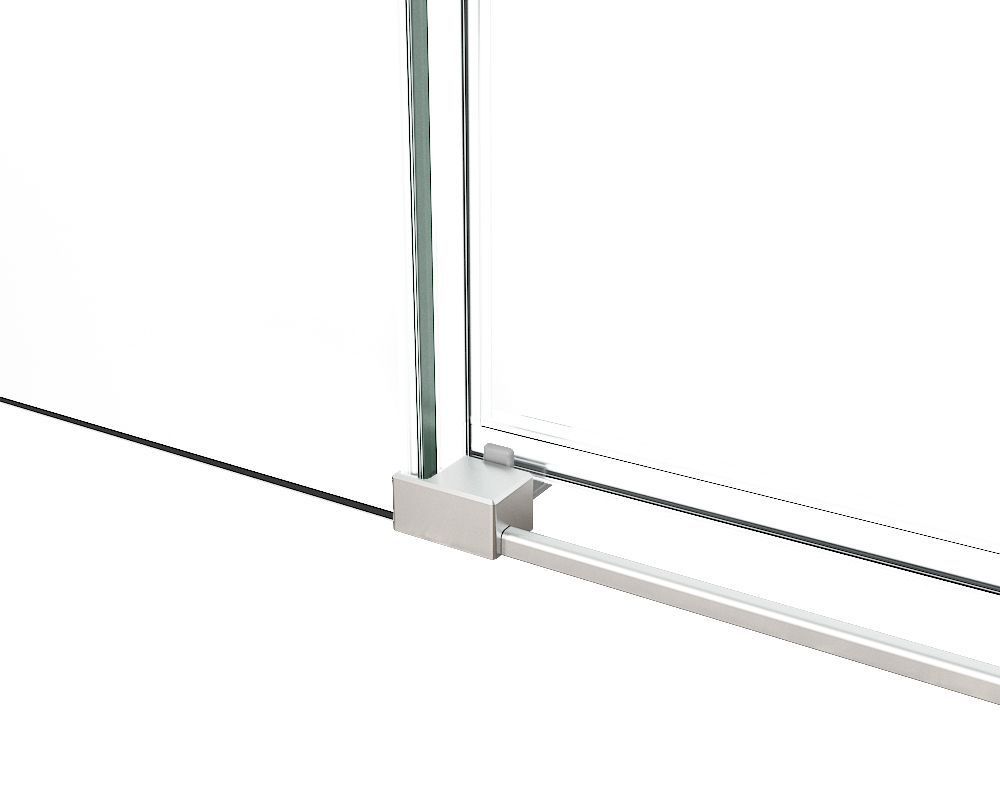 Душевой уголок Vincea Ultima VSS-7UL9010CLGM 90x100 вороненая сталь, прозрачное