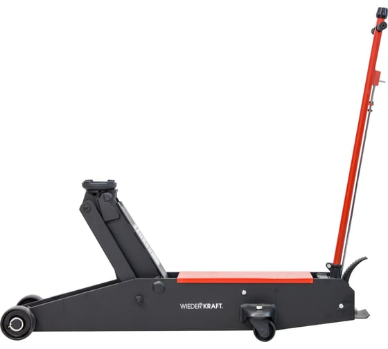 Подкатной профессиональный домкрат Wiederkraft 10т WDK-Magnum 1056LT