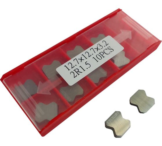 Нож сменный циклевочный FHONK 12.7x12.7x3.2 R=1.5 HW (упаковка 10шт) 12712732R15FK07-10