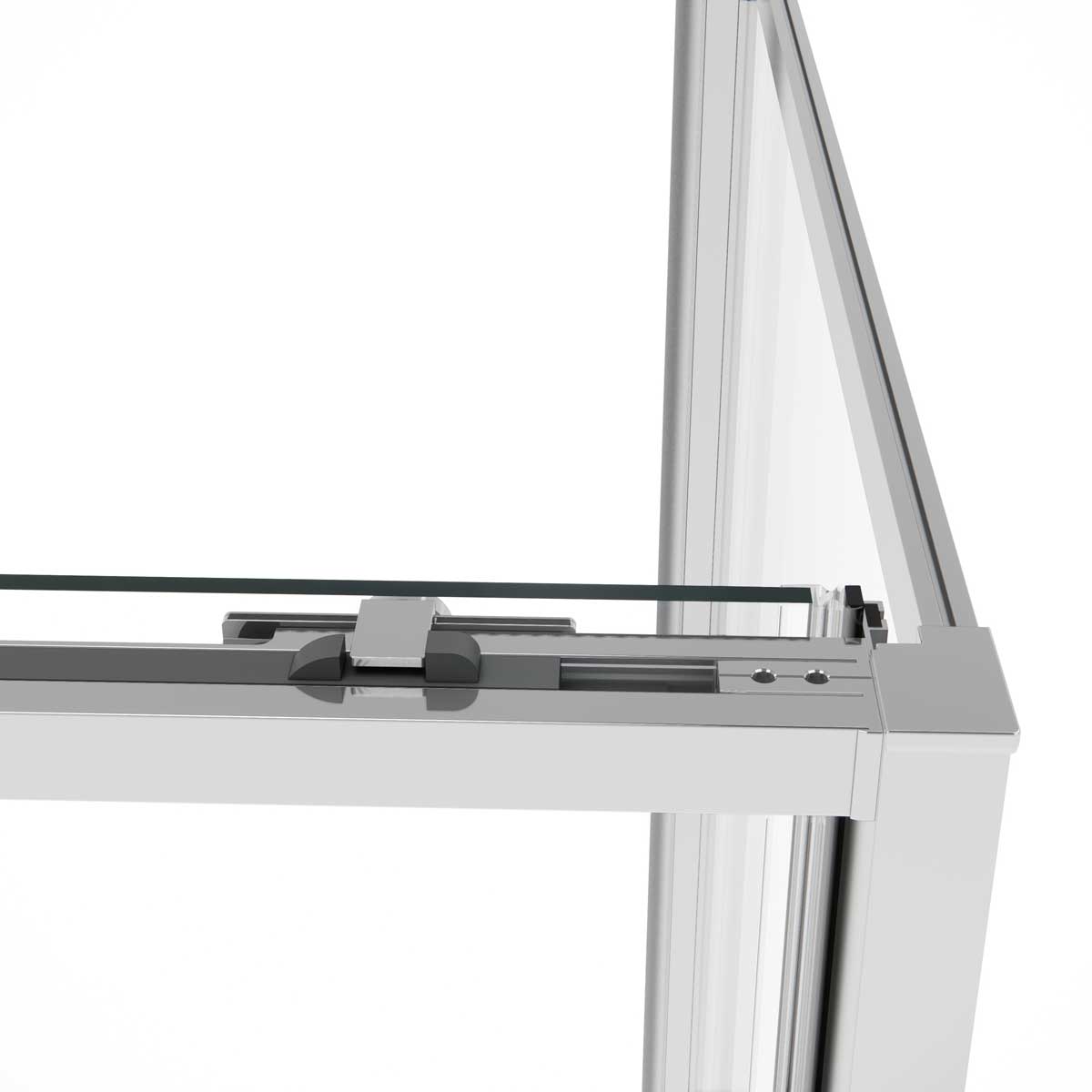 Душевой уголок Vincea Слим Софт (Slim Soft) VSR-1SS9012CLBC 120x90 брашированная медь, стекло прозрачное