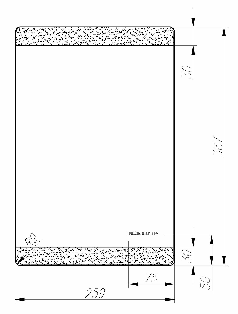 Кухонная мойка Florentina Россана 78 см антрацит FS, 20.500.C0780.302