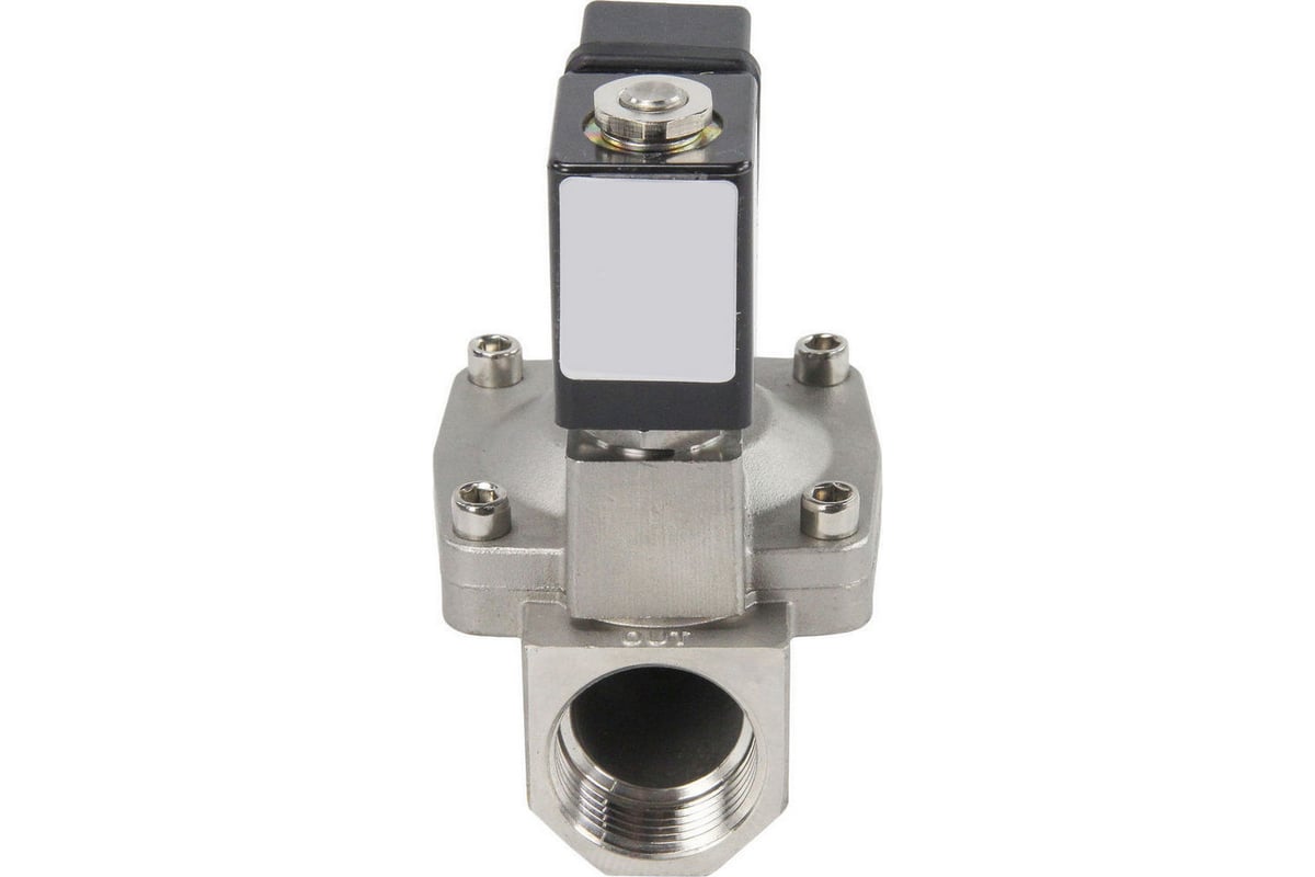 Электромагнитный клапан DN.ru VS2W-401E-PU-NC Ду25 Ру10 сталь, пилотный EPDM 24В DC D130-01535