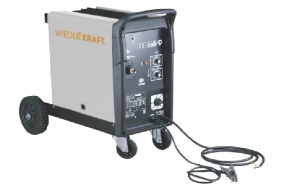 Сварочный полуавтомат MIG/MAG (0.6-1.2 мм, 60-200 А, 380 В) Wiederkraft WDK-620038R