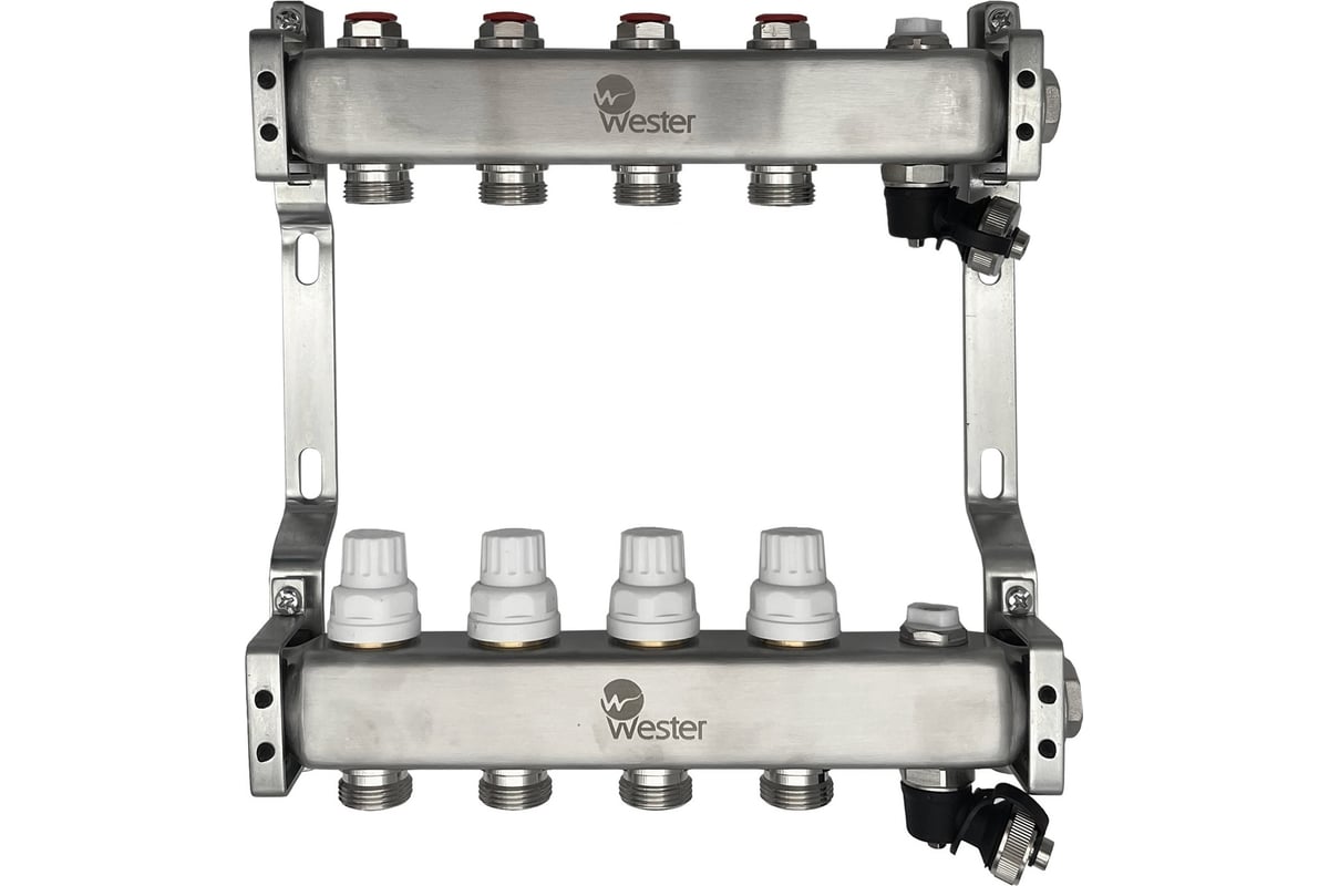Коллектор нерж. Wester MUVS 1"-3/4 в сборе на 4 выхода 0-32-1604