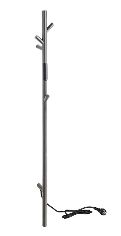Полотенцесушитель электрический Bemeta 704155015 30W 103x1180 стойка, графит матовый