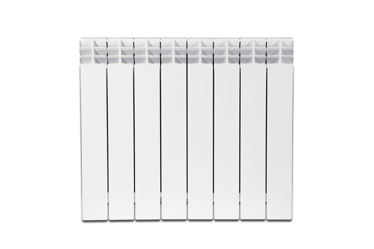 Биметаллический радиатор Fondital ALUSTAL 500/100 BIANCO 8 секций R90103408