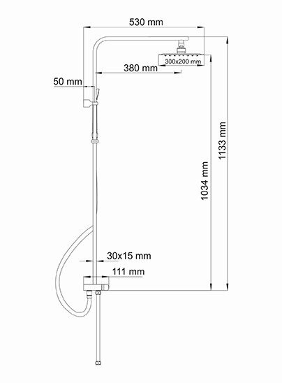 Душевая стойка WasserKRAFT A042