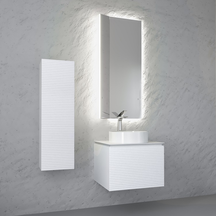 Мебель для ванной Jorno Stone 60 см белый