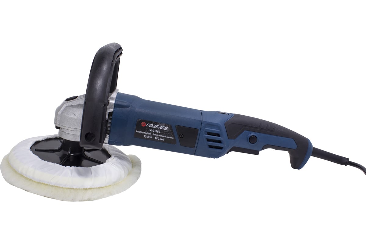 Полировальная машина Forsage электрическая, 220V, 1200W, 800-3600 об/мин, диаметр круга 180 мм F-PA-03060 48692