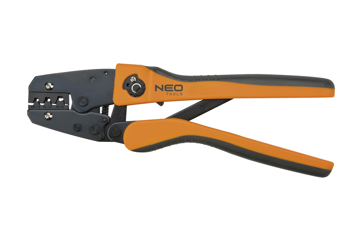 Клещи для обжима неизолированных наконечников Neo Tools 22-12 AWG 01-502