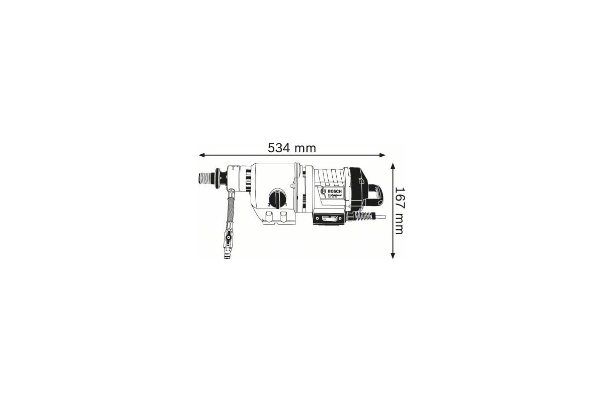 Дрель алмазного бурения Bosch GDB 350 WE 0.601.189.900