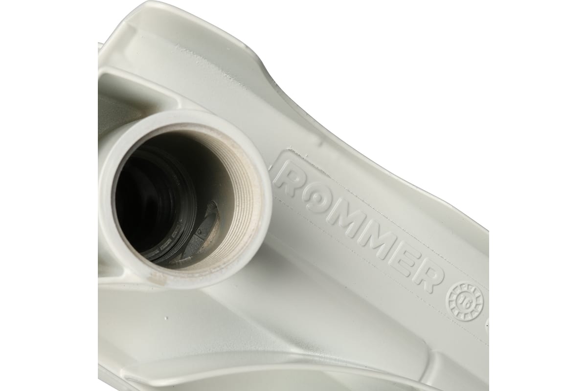 Биметаллический радиатор Rommer Optima BM 500 12 секций RAL9016 89574