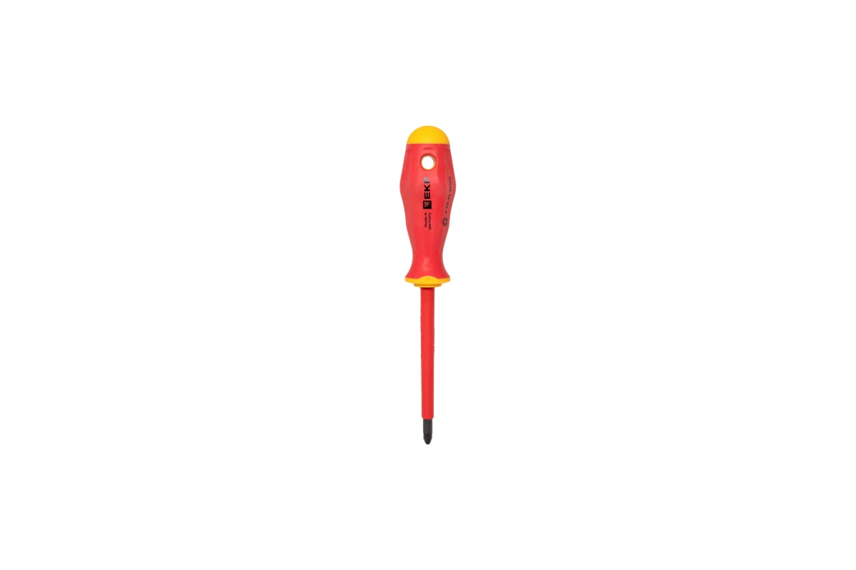 Отвертка EKF Professional PZ-FL2x100 мм, VDE 1000В pz-fl-2-100-pro-in