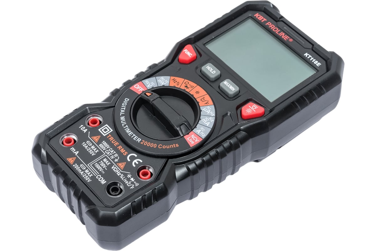 Цифровой мультиметр КВТ KT 118E PROLINE 88548