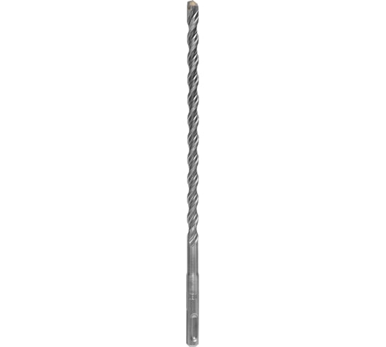Бур по бетону, двойная спираль, Cobalt W-tip (10x260 мм; SDS PLUS) Denzel 705018