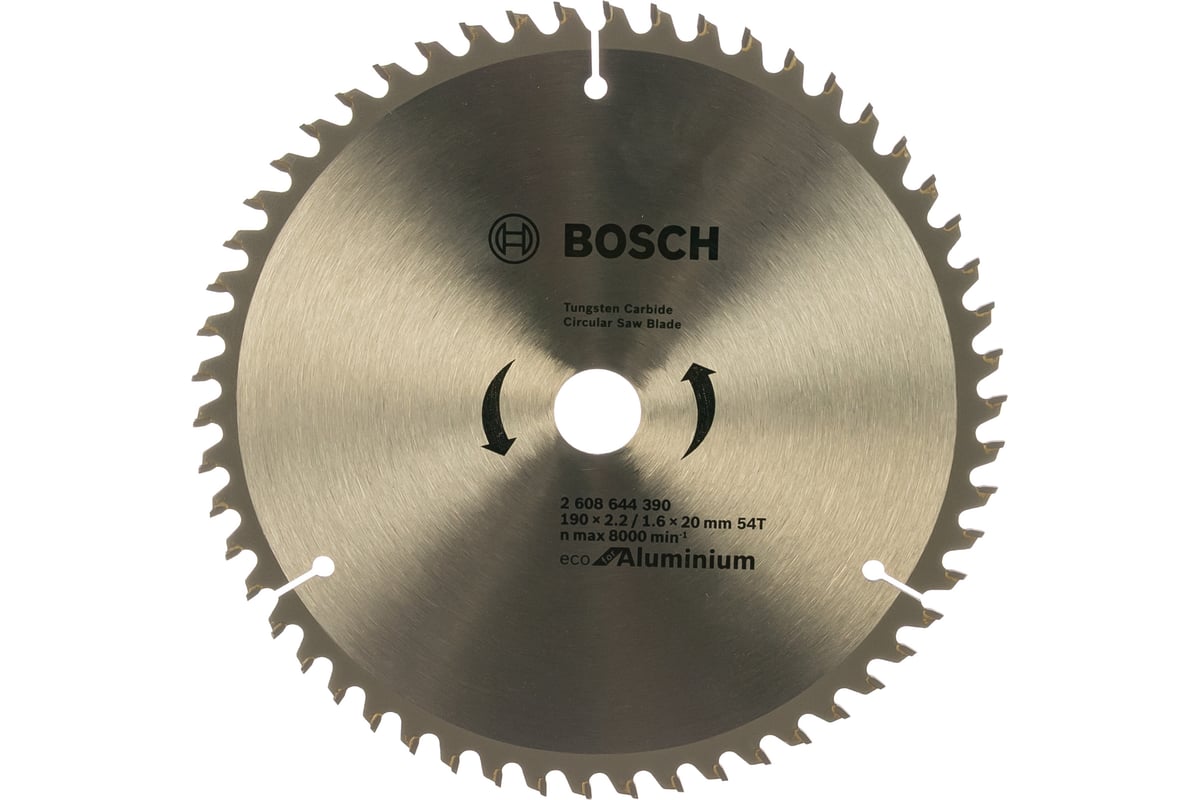 Пильный диск ECO AL (190x20/16 мм; 54T) Bosch 2608644390