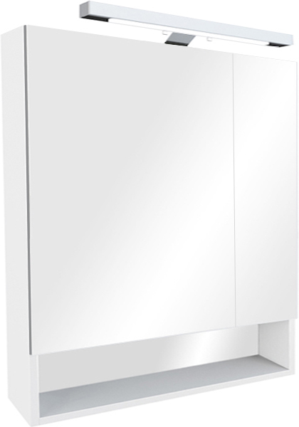Зеркальный шкаф Roca Gap 80 см ZRU9302887 белый глянец